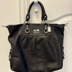 Coach Black Handbag - vintage
